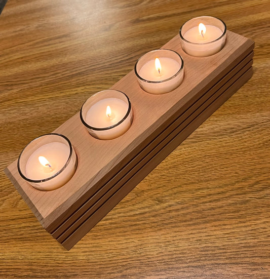 Cedar 4 candle holder (single)