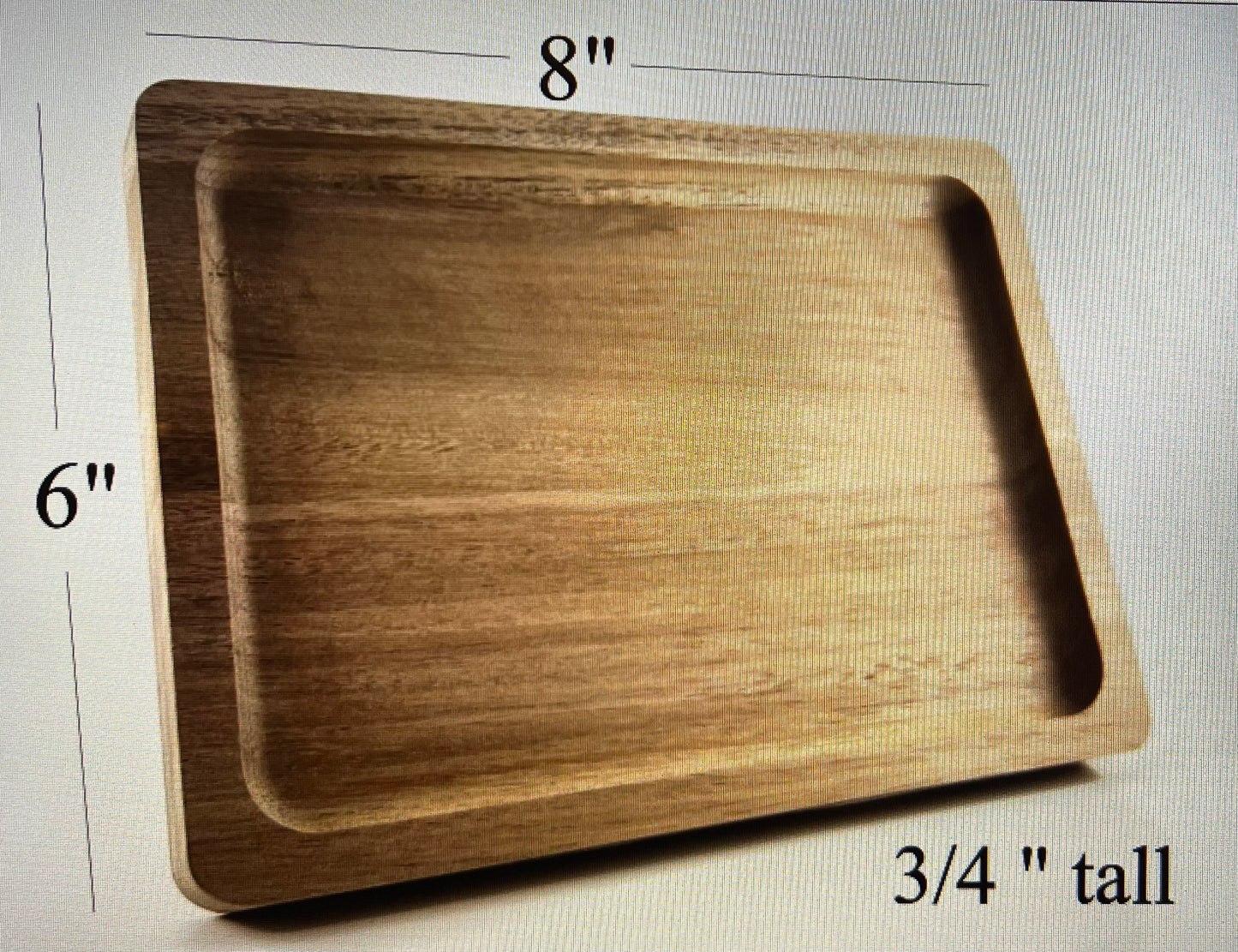 Custom engraved tray