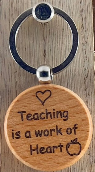 Teacher - Work of heart keychain