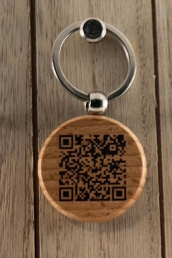 QR Code keychain