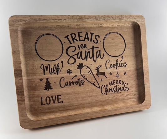 Santa Cookie tray