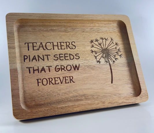 Teacher Plant Seeds That Grow tray