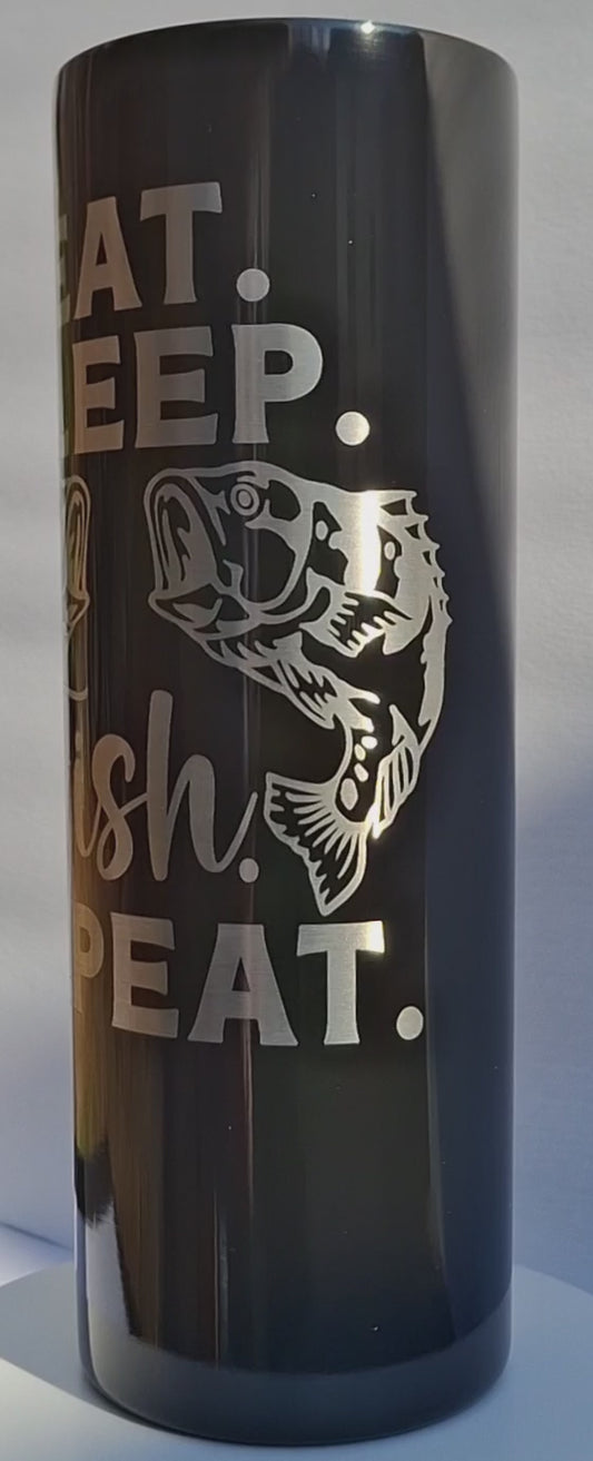 Eat Sleep Fish Tumbler